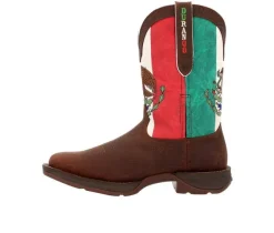 Men's Durango Rebel Steel Toe Mexico Flag Western Steel Toe Work Boots