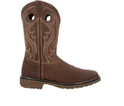 Men's Durango Workhorse Soft Toe Western Boot Work Boots
