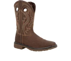 Men's Durango Workhorse Soft Toe Western Boot Work Boots