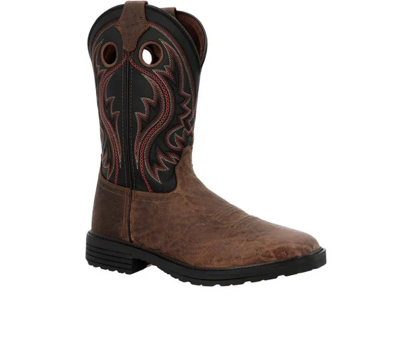 Men's Durango Workhorse 2 Steel Toe Western Boot Work Boots