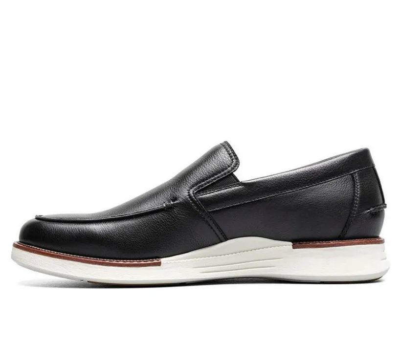 Men's Florsheim Launch Moc Toe Elastic Lace Boat Shoes