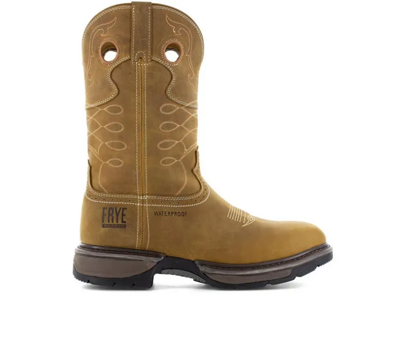 Men's Frye Supply Waterproof Western Safety-Crafted Boot Work Boots