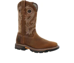 Men's Georgia Boot Carbo-Tec FLX Alloy Toe Waterproof Pull On Work Boots