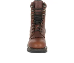 Men's Georgia Boot Carbo-Tec LT Steel Toe Waterproof Pull On Work Boots