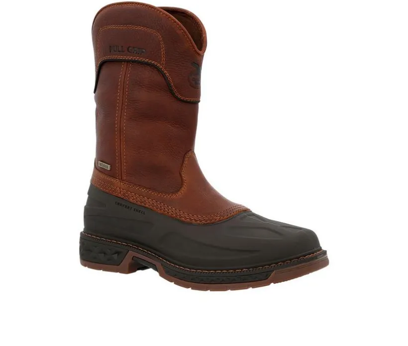 Men's Georgia Boot Carbo-Tec LTR Steel Toe Waterproof Pull On Work Boots