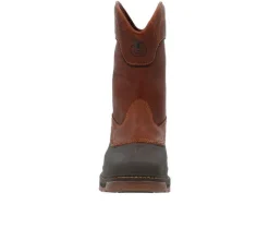 Men's Georgia Boot Carbo-Tec LTR Steel Toe Waterproof Pull On Work Boots