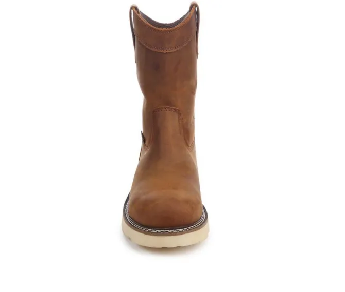Men's Georgia Boot GB00696 Wedge Pull-on Steel Toe Work Boots