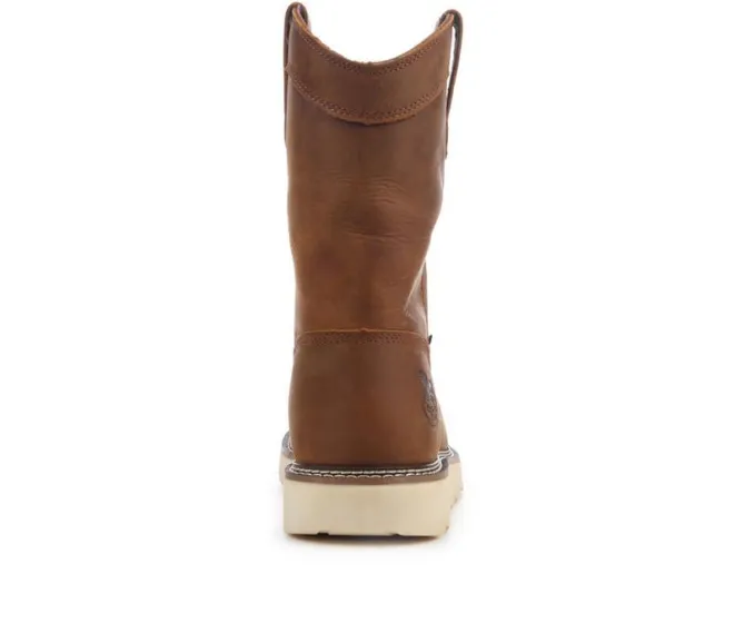 Men's Georgia Boot GB00696 Wedge Pull-on Steel Toe Work Boots
