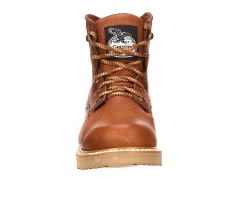 Men's Georgia Boot 6" Wedge Steel Toe Work Boots