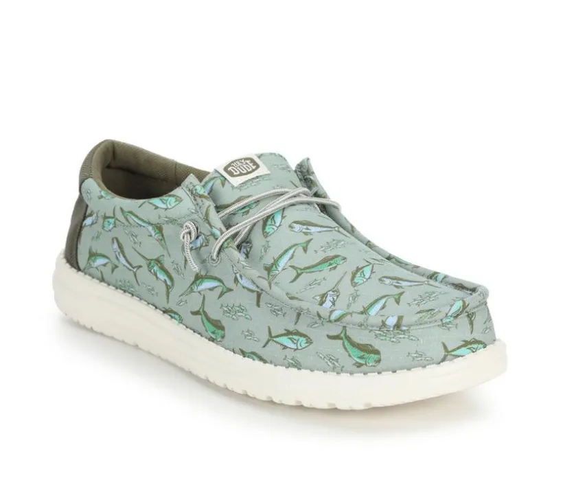 Men's HEYDUDE Wally Bluewater Casual Shoes