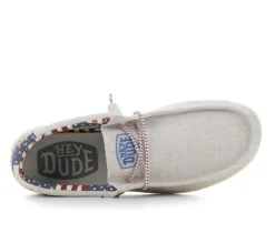 Men's HEYDUDE Wally Patriotic Casual Shoes