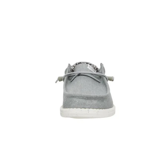 Men's HEYDUDE Wally Stretch Canvas Wide Boat Shoes