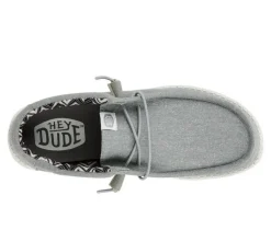 Men's HEYDUDE Wally Stretch Canvas Wide Boat Shoes