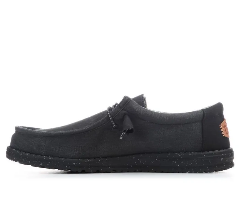 Men's HEYDUDE Wally Washed Canvas Casual Shoes