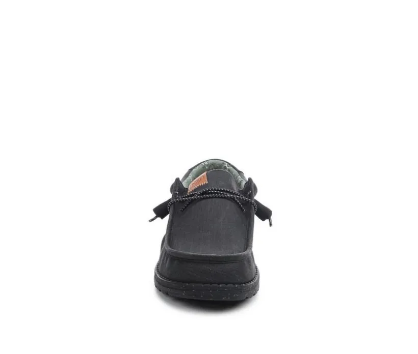 Men's HEYDUDE Wally Washed Canvas Casual Shoes