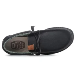 Men's HEYDUDE Wally Washed Canvas Casual Shoes