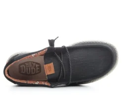 Men's HEYDUDE Wally Washed Canvas Casual Shoes