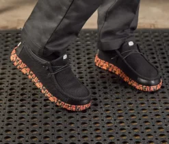 Men's HEYDUDE Wally Work CE Flames Safety Shoes