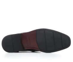 Men's Johnston and Murphy Borland Moc Toe Bit Dress Shoes