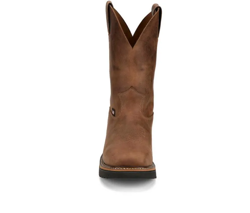 Men's Justin Boots Ames Waterproof Soft Toe Boot Cowboy Boots
