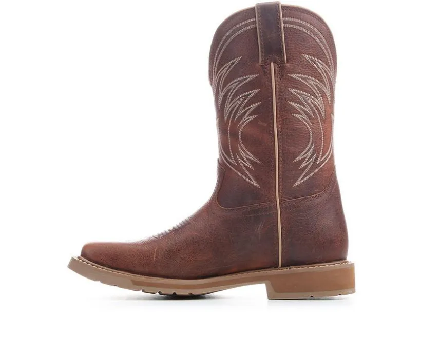 Men's Justin Boots Daywork Pecan ST Cowboy Boots