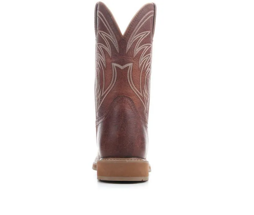 Men's Justin Boots Daywork Pecan ST Cowboy Boots