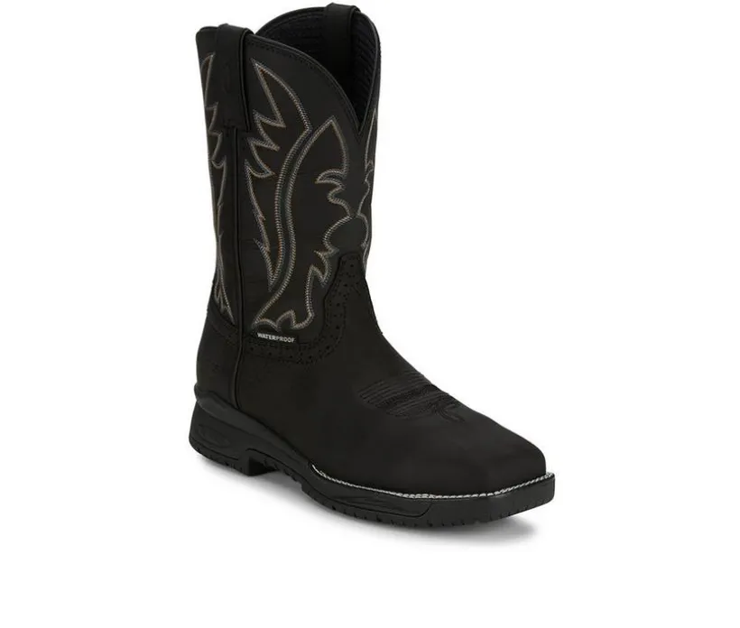 Men's Justin Boots Nitread 11" Ct H20 Cowboy Boots