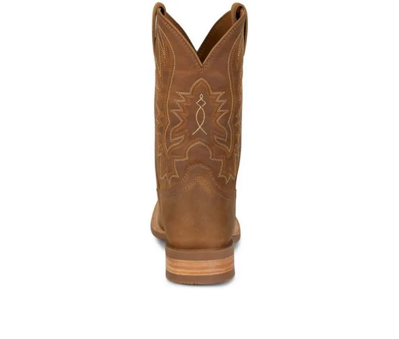 Men's Justin Boots Rustle Stacked Heel Western Boot Cowboy Boots