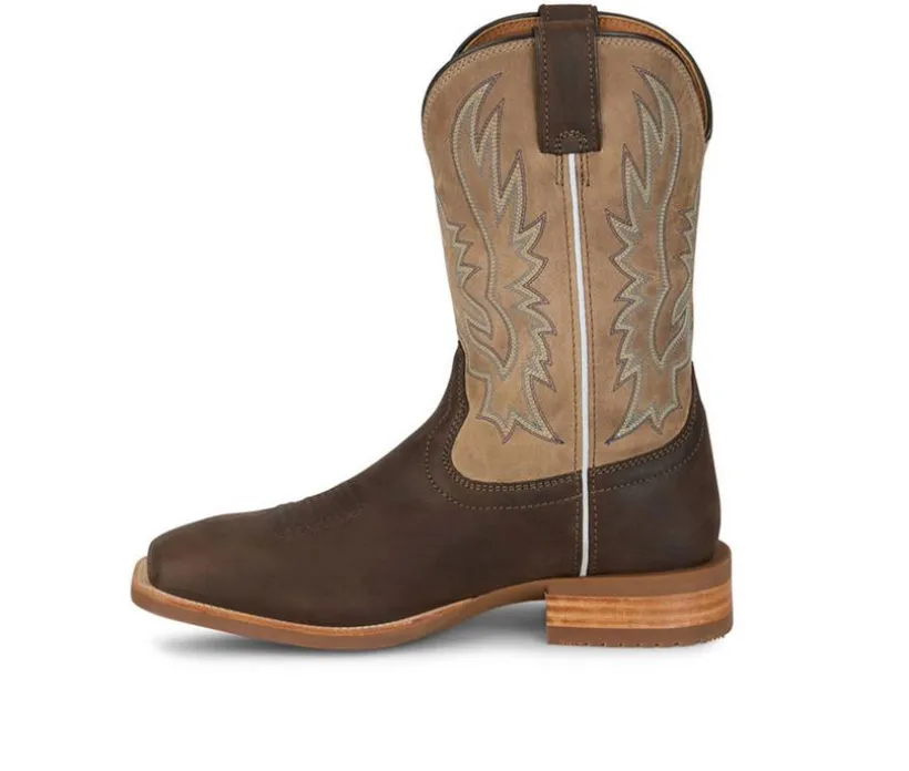 Men's Justin Boots Rustle Stacked Heel Western Boot Cowboy Boots