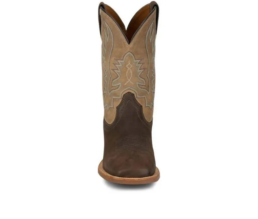 Men's Justin Boots Rustle Stacked Heel Western Boot Cowboy Boots