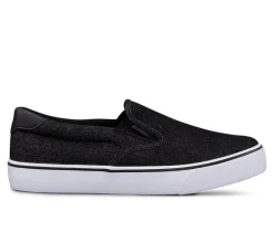Men's Lugz Clipper Denim Wide Casual Slip-On Shoes