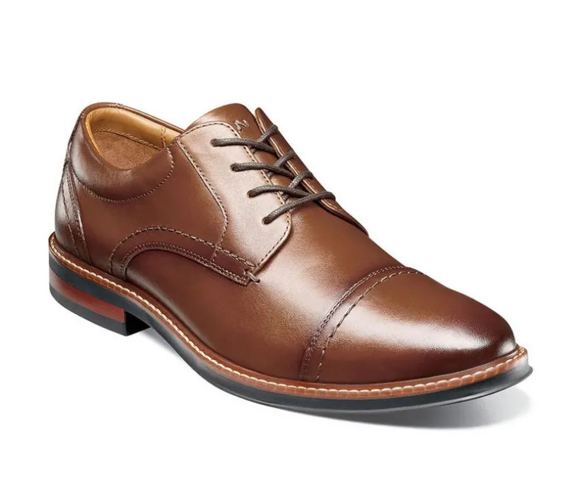 Men's Nunn Bush Calderone Cap Toe Oxford Dress Oxfords
