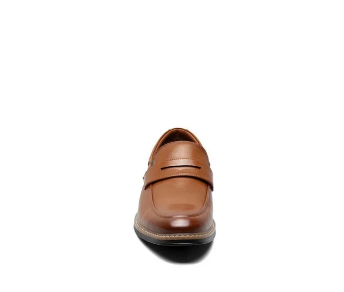 Men's Nunn Bush Carmelo Moc Toe Penny Loafer Dress Shoes