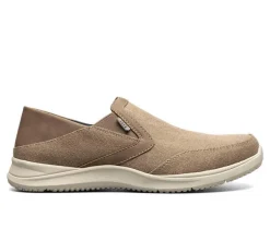 Men's Nunn Bush Conway EZ Canvas Moc Toe Slip On Shoes