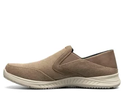 Men's Nunn Bush Conway EZ Canvas Moc Toe Slip On Shoes