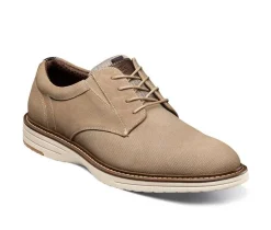 Men's Nunn Bush Griff Suede Plain Toe Oxford Oxfords