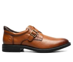 Men's Nunn Bush Kore EZ Hero Plain Toe Monk Strap Oxfords