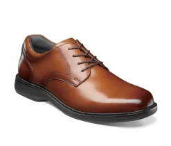 Men's Nunn Bush Kore Pro Plain Toe Slip-Resistant Oxfords