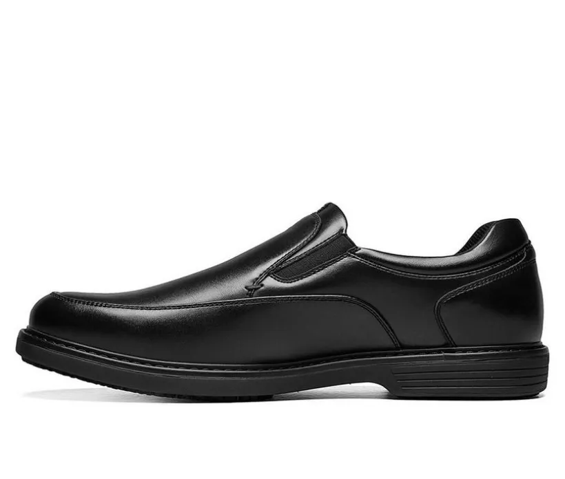 Men's Nunn Bush Wade Moc Toe Slip-Resistant Work Loafers