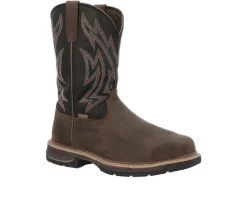 Men's Rocky Ride Lite Carbon Toe Western Boot Cowboy Boots