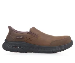 Men's Skechers Work Archfit Crosser Carbon Nano Slip On Work Shoes