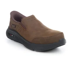 Men's Skechers Work Archfit Crosser Carbon Nano Slip On Work Shoes