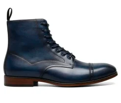 Men's Stacy Adams Henry Cap Toe Lace Boot Dress Shoes