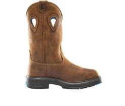 Men's STEEL BLUE Blue Heeler Met Work Boots