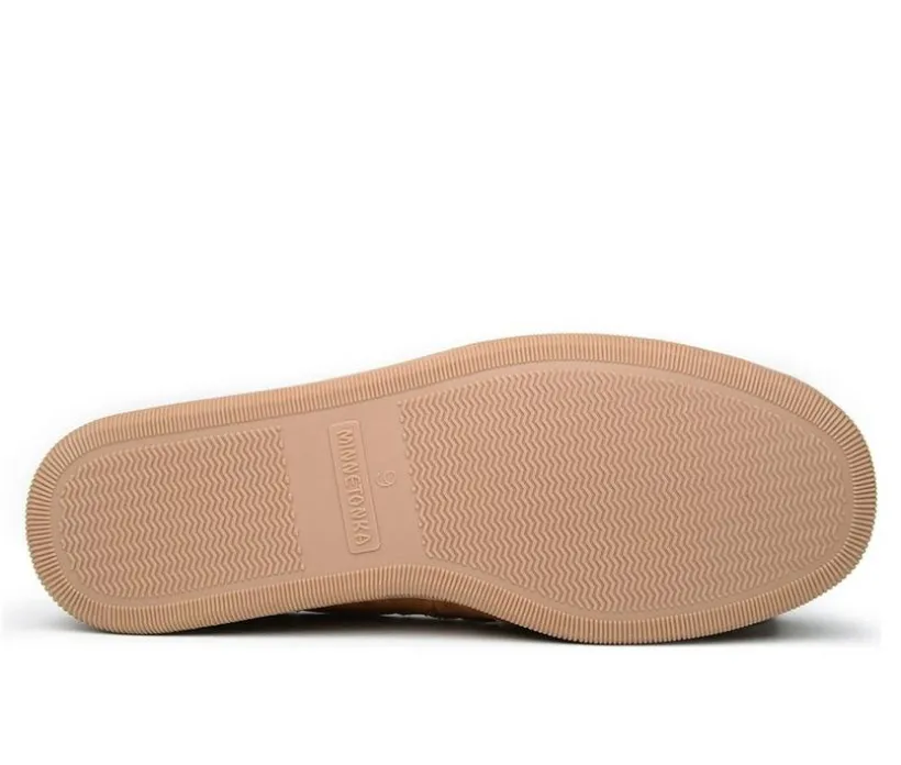 Minnetonka Women's Pile Lined Hardsole Moccasins