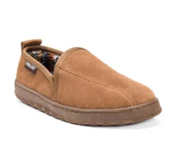 MUK LUKS Eric Printed Berber Suede Slippers