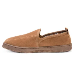 MUK LUKS Eric Printed Berber Suede Slippers