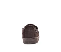 MUK LUKS Eric Printed Berber Suede Slippers