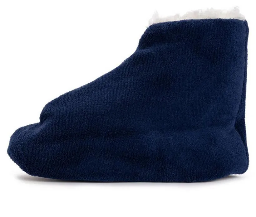 MUK LUKS Men's Adjustable Shearling Bootie Slippers