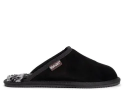 MUK LUKS Men's Dave Printed Berber Suede Slippers